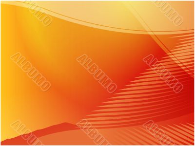 Wavy glowing colors