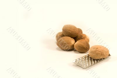Nutmeg with grater