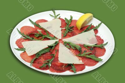 Beef carpaccio