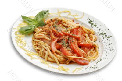 Pasta with tomato