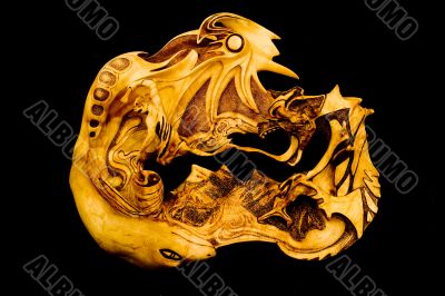 Dragon, snake and shaman