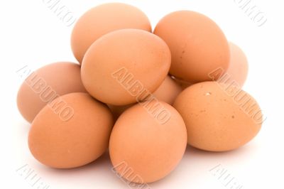 Heap of eggs