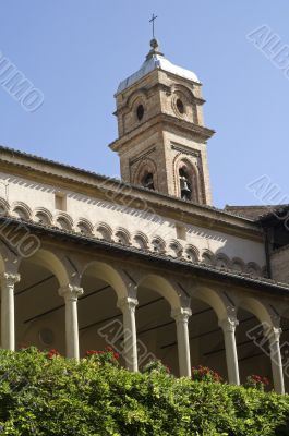 Tolentino - Colonnade of the San Nicola cloister