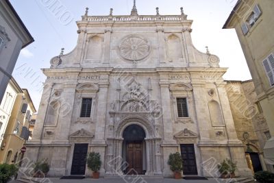 Tolentino - Church of San Nicola, front