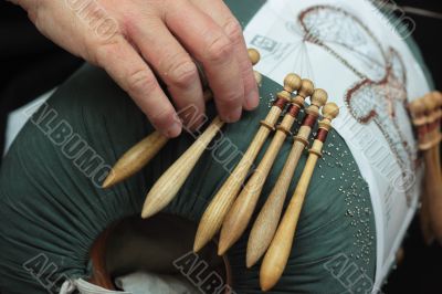 Lace-making