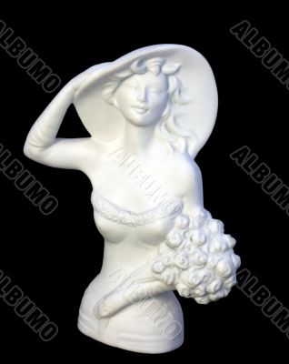 Statuette of elegant woman