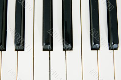 Keys of a piano