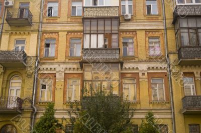 Elegant old apartment buildings