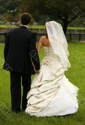 Newly-married couple