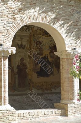 Tolentino - Church of San Nicola, cloister