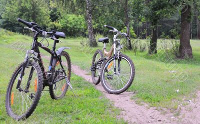 Two bicycles
