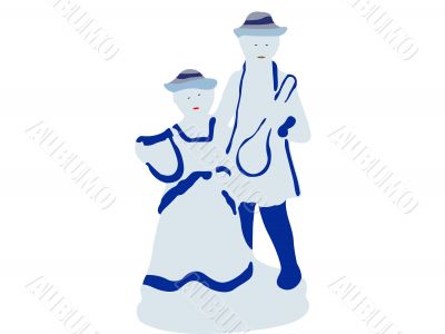 porcelain couple