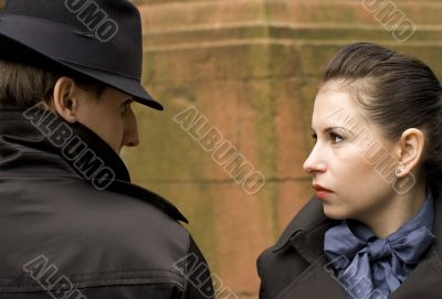 vintage style couple