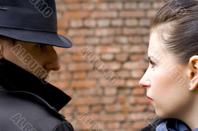 vintage style couple