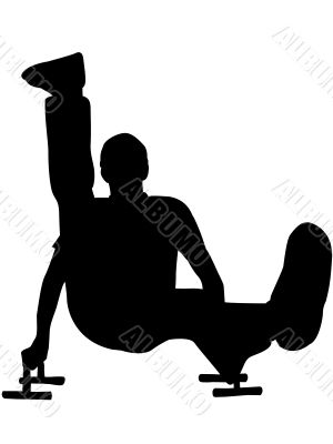man doing excercise