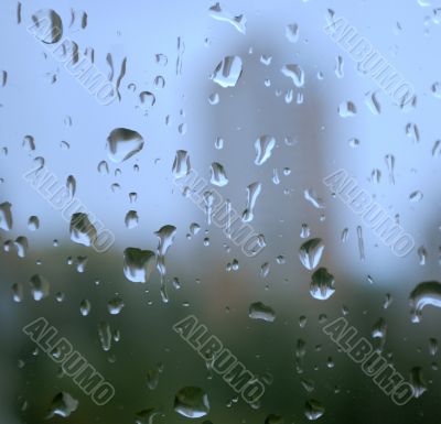 rain drops on a window