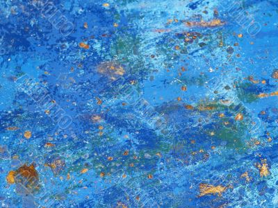 blue finish