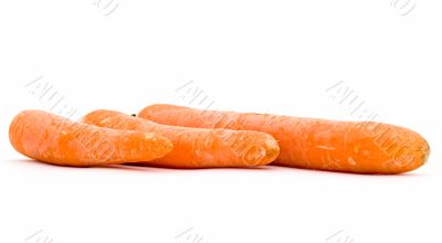 Three different carrots
