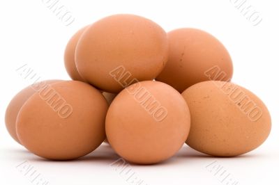 Heap of eggs