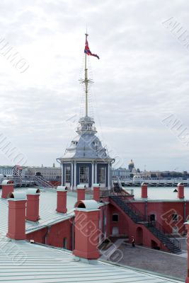 Tower with flag