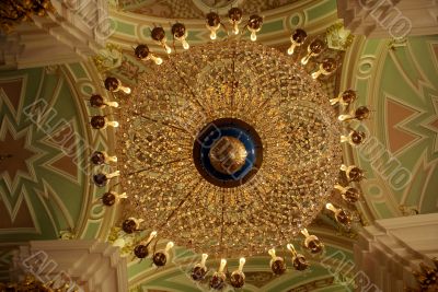 Golden lamp