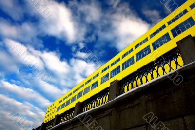 Yellow building