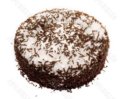 Cake on white