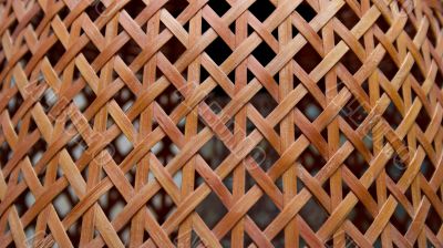 wattled basket