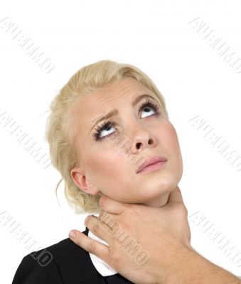woman being murdered