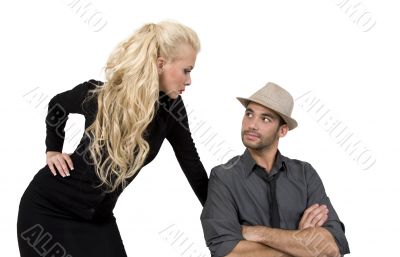 couple gazing at each other