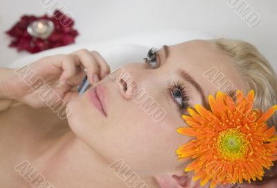 woman getting massage