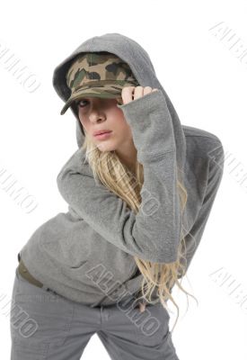 young caucasian female