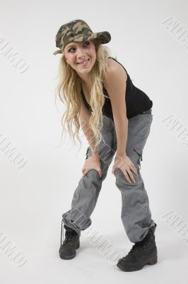 attractive blonde woman