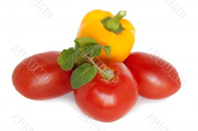 tomatoes and pepper