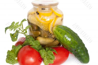Canning is cucumbers