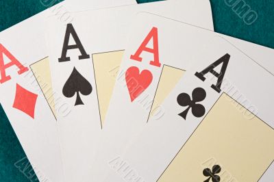 Poker of aces