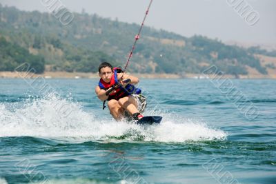 Wake boarding