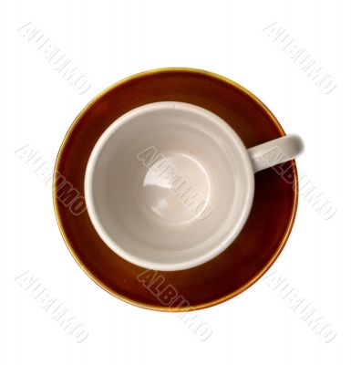 Cup on a white 2