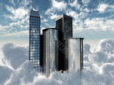 Flying skyscrapers