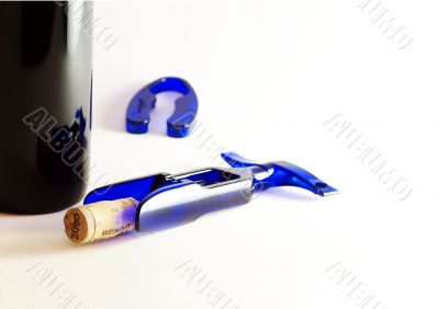 Blue Corkscrew