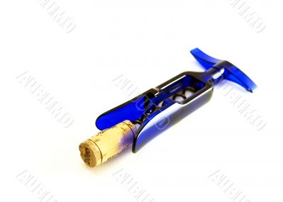 Blue Corkscrew