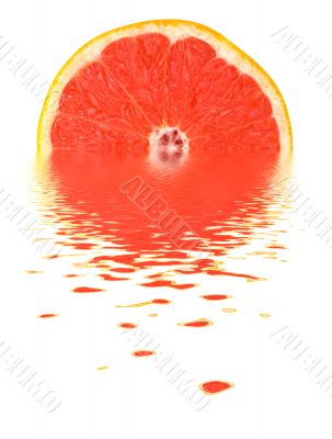 Grapefruit on Water