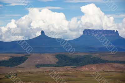 Clouds over tepui