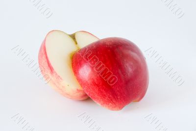 Splitted apple