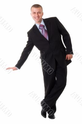 smiling young businessman