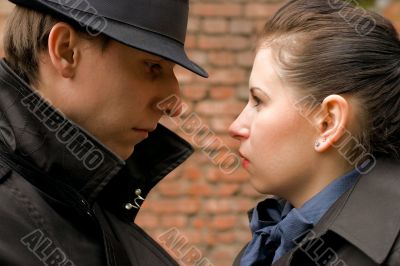 vintage style couple