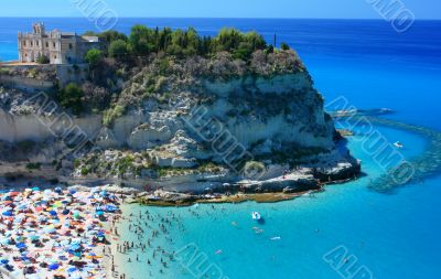 Tropea peninsola with beach