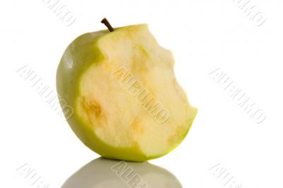 Apple with bites