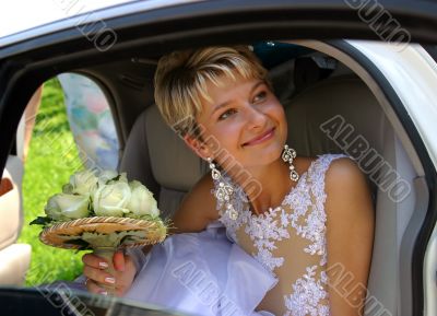 Happy bride
