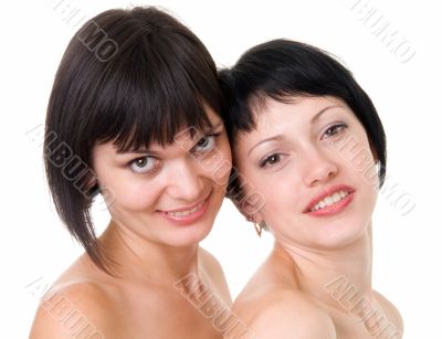 happy young women
